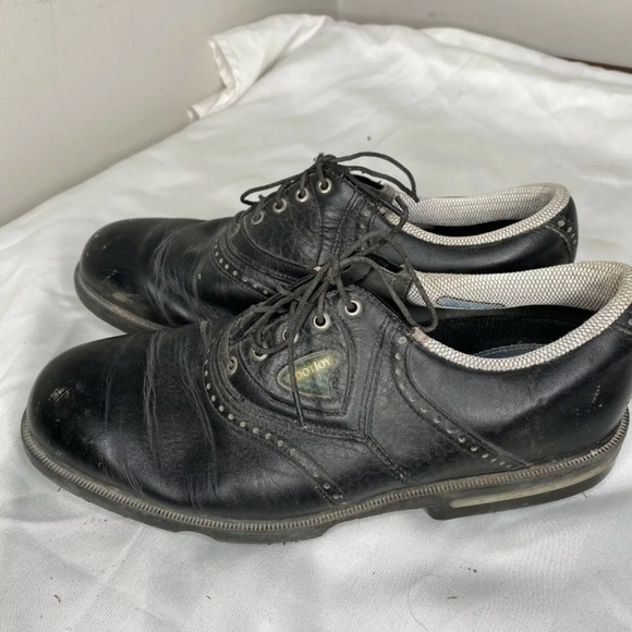 Footjoy Men's Golf leather Opti Aqua Flex Lace Up - Picture 3 of 11